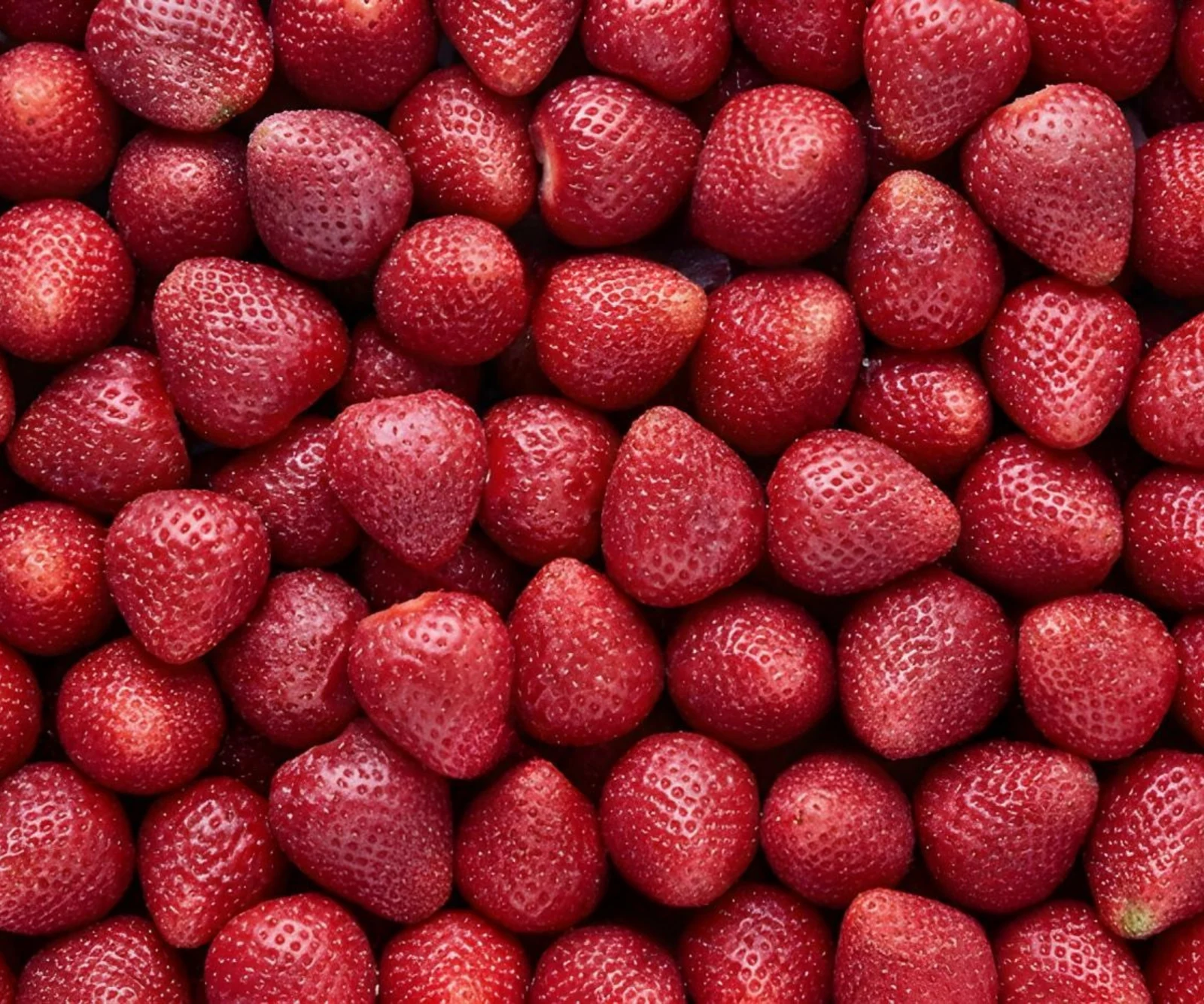 Strawberries from the supplied frozen product range